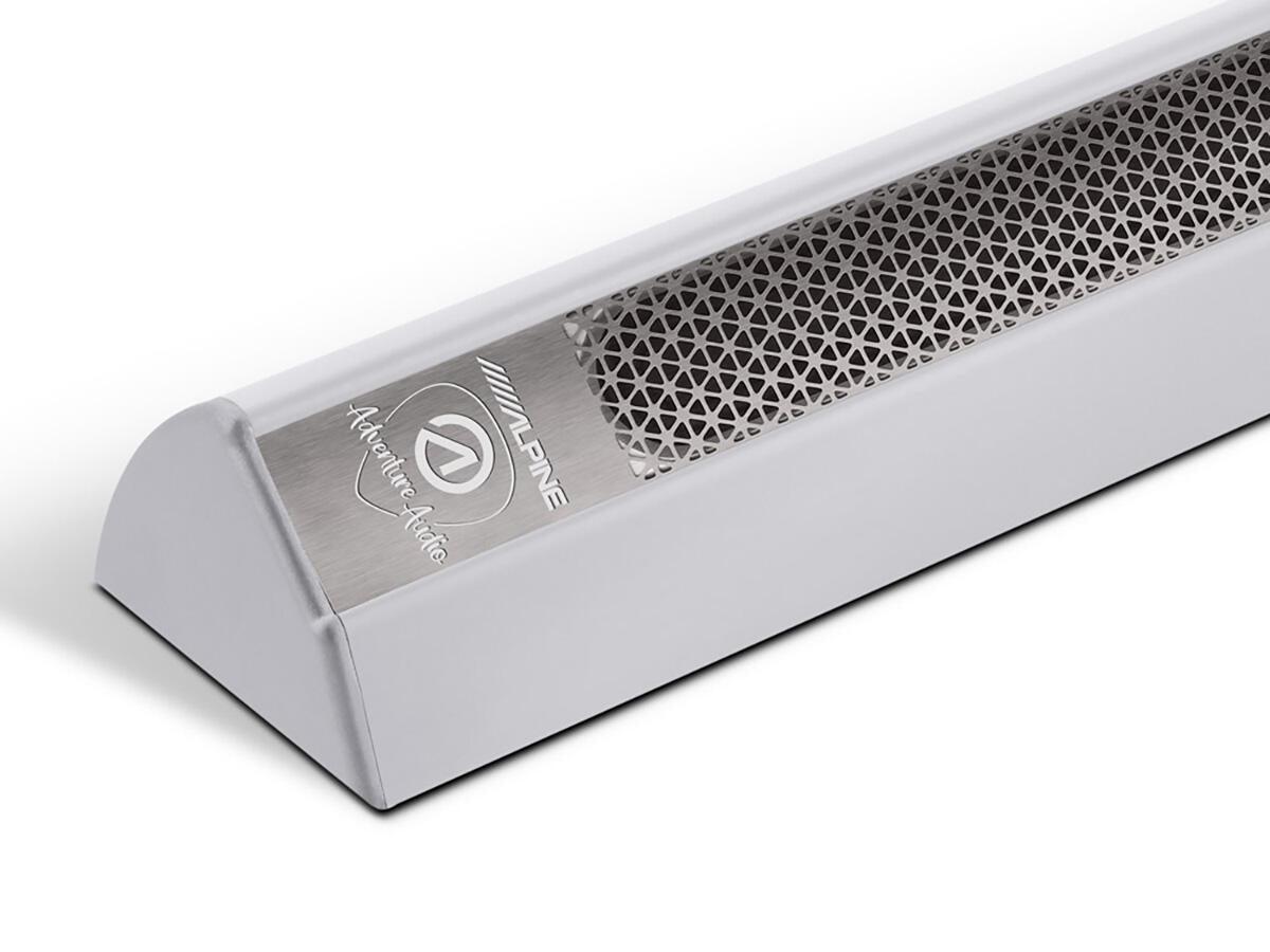 Alpine SPC-L500S Altoparlante da cabina con montaggio superficiale Alpine Adventure Audio (lungo / argento) - TechSoundSystem.com