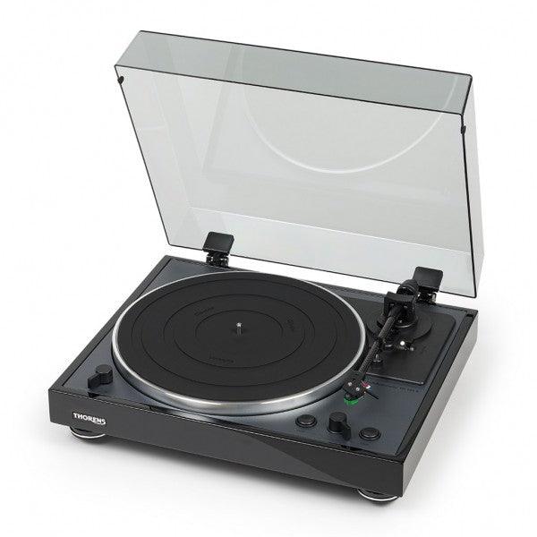 Thorens TD 102 A BLACK HIGH GLOSS Giradischi completamente automatico con trazione a cinghia - TechSoundSystem.com