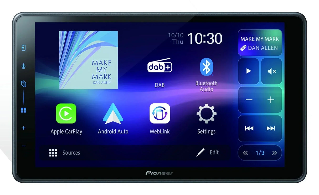 Pioneer SPH-EVO98DAB-D7 Autoradio per Fiat Ducato 7 da 9", CarPlay, Android Auto, DAB+, USB, 2 retrocamere, WIFI , UART