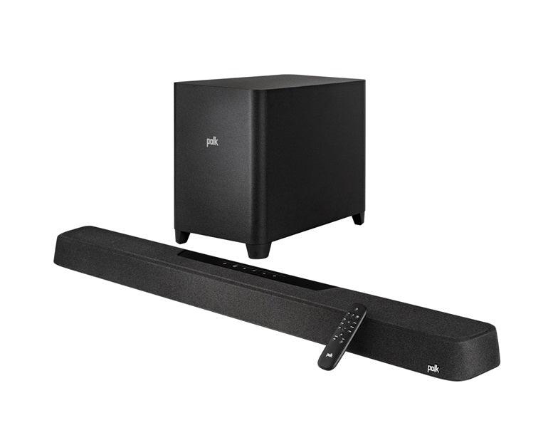 Polk Audio MAGNIFI MAX AX Soundbar Dolby Atmos and DTS:X top di gamma, subwoofer wireless - TechSoundSystem.com