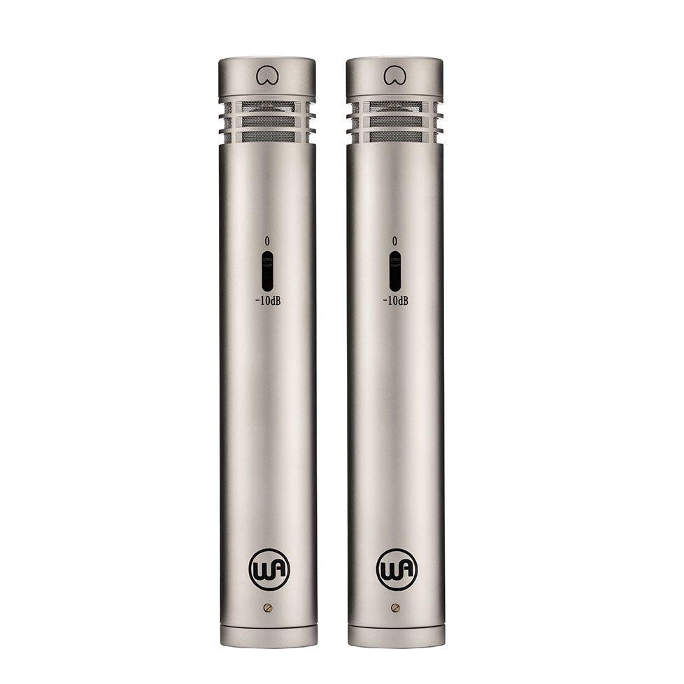 WARM AUDIO WA-84 NICKEL COPPIA STEREO DI MICROFONI A CONDENSATORE A DIAFRAMMA PICCOLO - TechSoundSystem.com