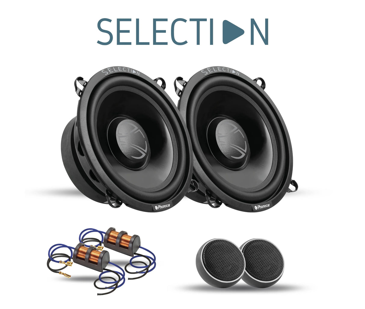 Phonocar 02094 Kit altoparlanti 2 vie 70W Woofer 130mm(5'')+Tweeter+Crossover