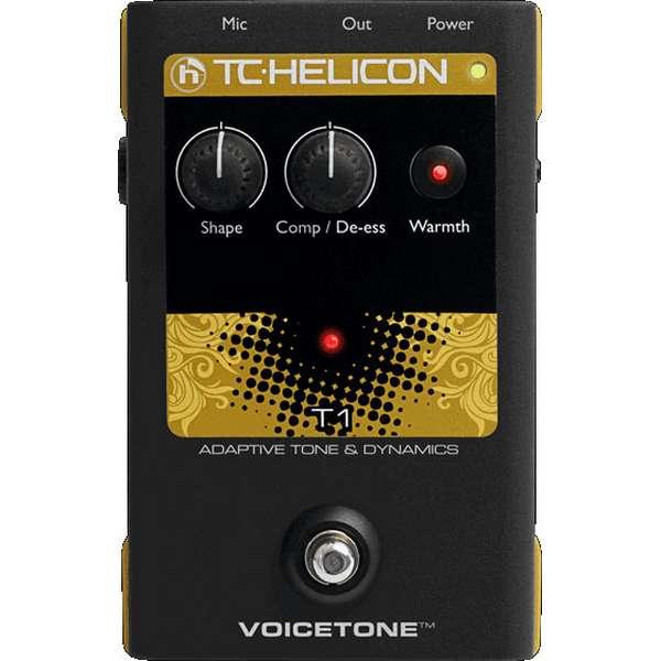 TC HELICON VOICETONE T1 EFFETTO COMPRESSORE - DE ESSER - EQUALIZZATORE PER VOCE - TechSoundSystem.com