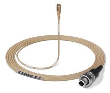 SENNHEISER MKE 1 4 3 MICROFONO LAVALIER A CLIP MINIATURIZZATO OMNIDIREZIONALE COLORE BEIGE - TechSoundSystem.com