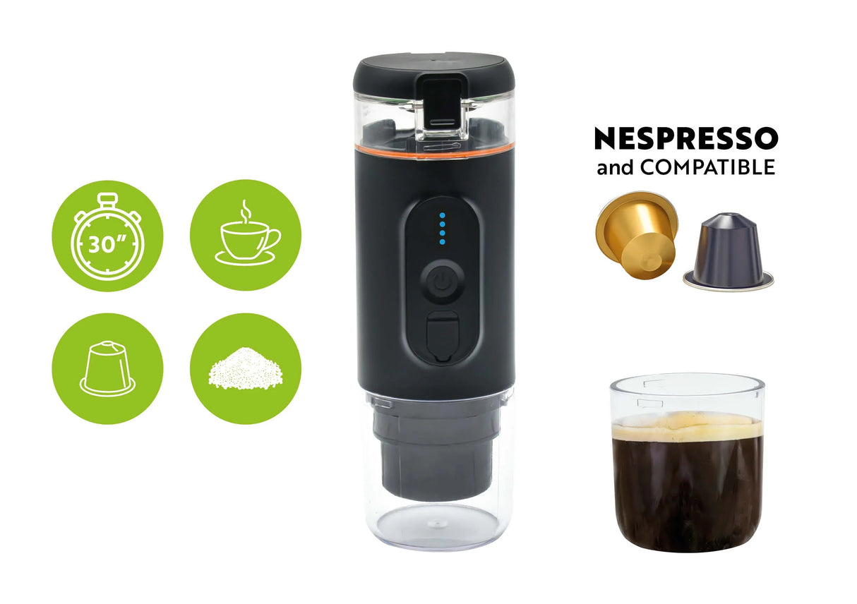 Phonocar 04991 Macchina per caffè con capsule NESPRESSO (e compatibili) o con caffè macinato