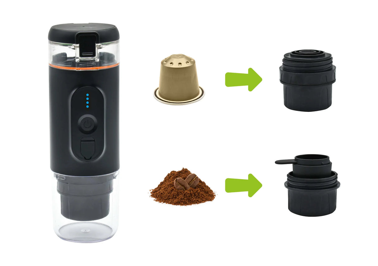 Phonocar 04991 Macchina per caffè con capsule NESPRESSO (e compatibili) o con caffè macinato