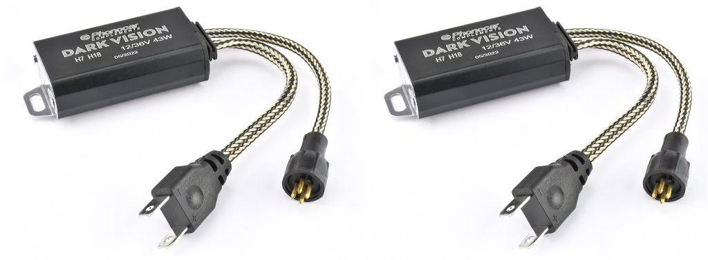 Phonocar 07373 interfaccia driver da 43W per lampade LED DARK VISION H7 e H18 - TechSoundSystem.com