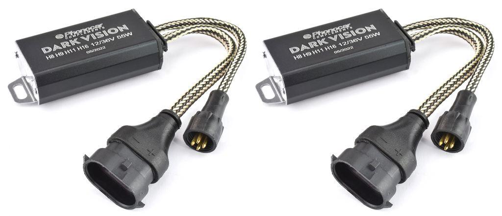 Phonocar 07384 interfaccia potenziata da 55W per lampade LED DARK VISION H8, H9, H11 e H16 - TechSoundSystem.com