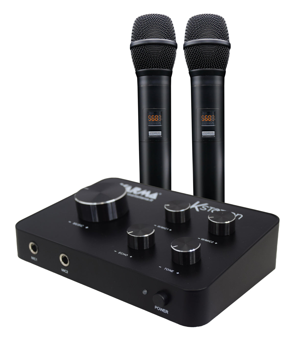 KARMA KSTATION PRO Karaoke machine con doppio radiomicrofono - TechSoundSystem.com