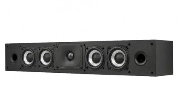 Polk Audio MXT35C Canale centrale SLIM con 4 woofer da 3", 25-200W - TechSoundSystem.com