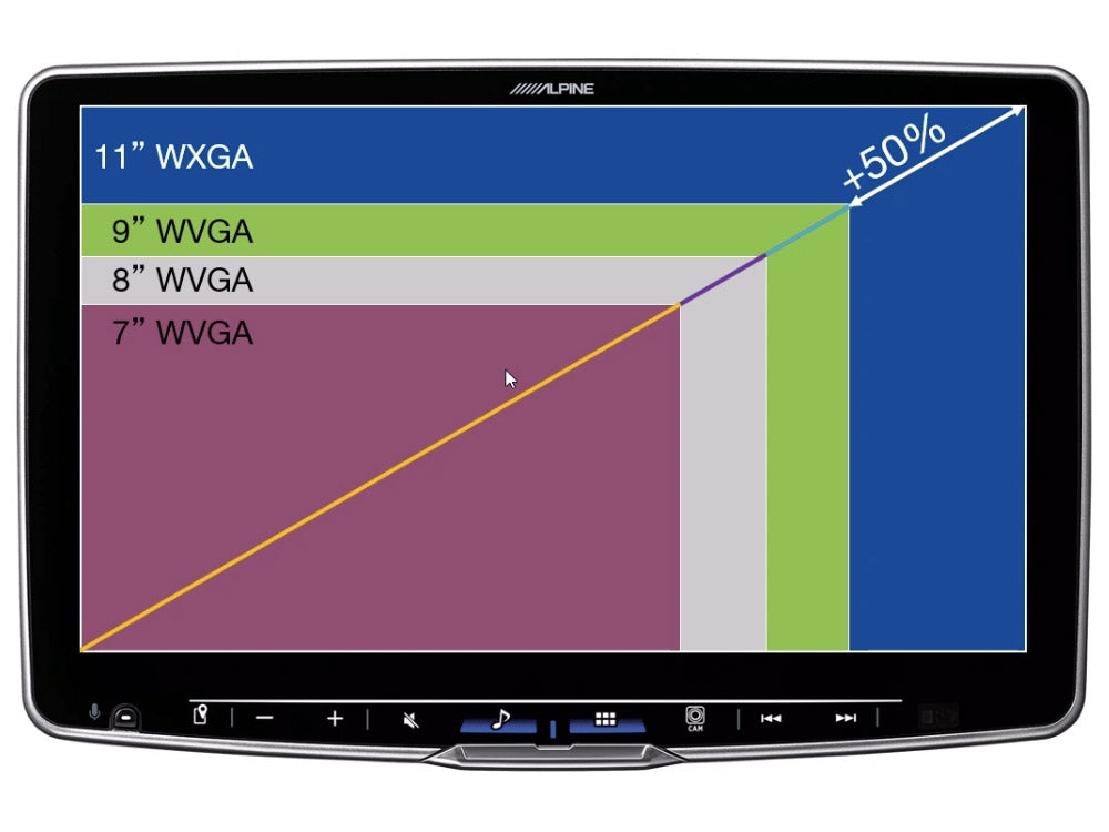 Alpine ILX-F115T61 Autoradio HALO da 11" per VW T6.1 (2019-2022)