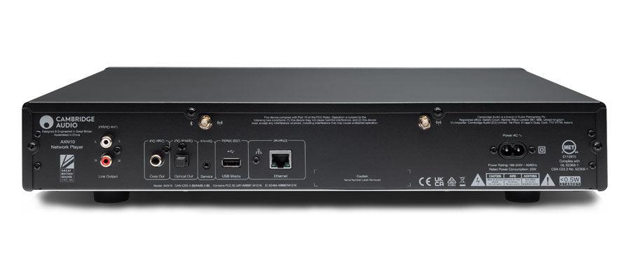 Cambridge Audio AXN10 Streamer di rete ESS SABRE ES9033Q DAC 768 KHz 32 bit PCM e DSD512 - TechSoundSystem.com