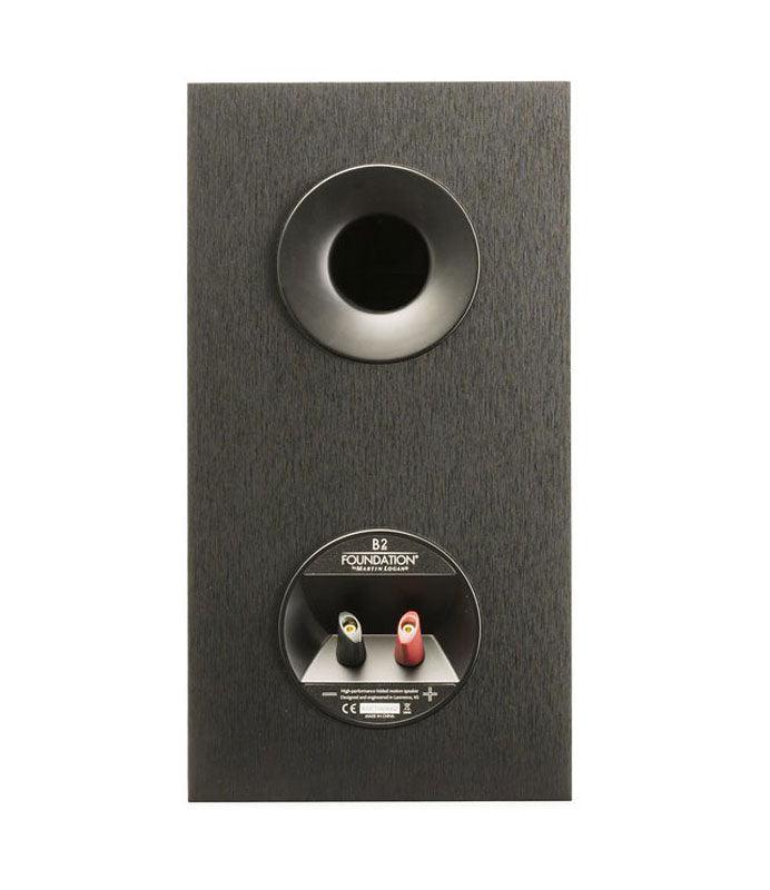 Martin Logan FOUNDATION B2 NOCE Diffusori bookshelf a 2 vie 100W, cono in alluminio Unibody, tweeter a nastro (COPPIA) - TechSoundSystem.com