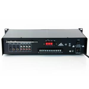Amplificatore filodiffusione 100V a 6 ZONE Master Audio MV1100CR 100 Volts / 8 ohm + lettore MP3 e radio FM - TechSoundSystem.com