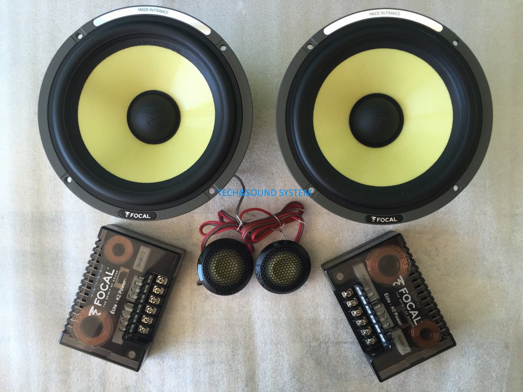 Focal ES130K kit Altoparlanti 2 vie 5" (130mm) in Kevlar® 100W RMS 2 ways speakers - TechSoundSystem.com