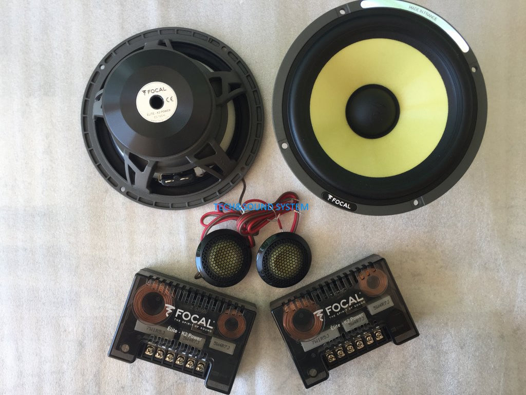 Focal ES130K kit Altoparlanti 2 vie 5" (130mm) in Kevlar® 100W RMS 2 ways speakers - TechSoundSystem.com