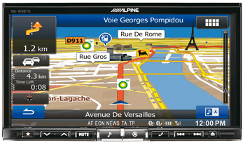 Alpine INE-W987D Media Station 7'' con Navi, Bluetooth e DAB *EX-DEMO* USATO - TechSoundSystem.com