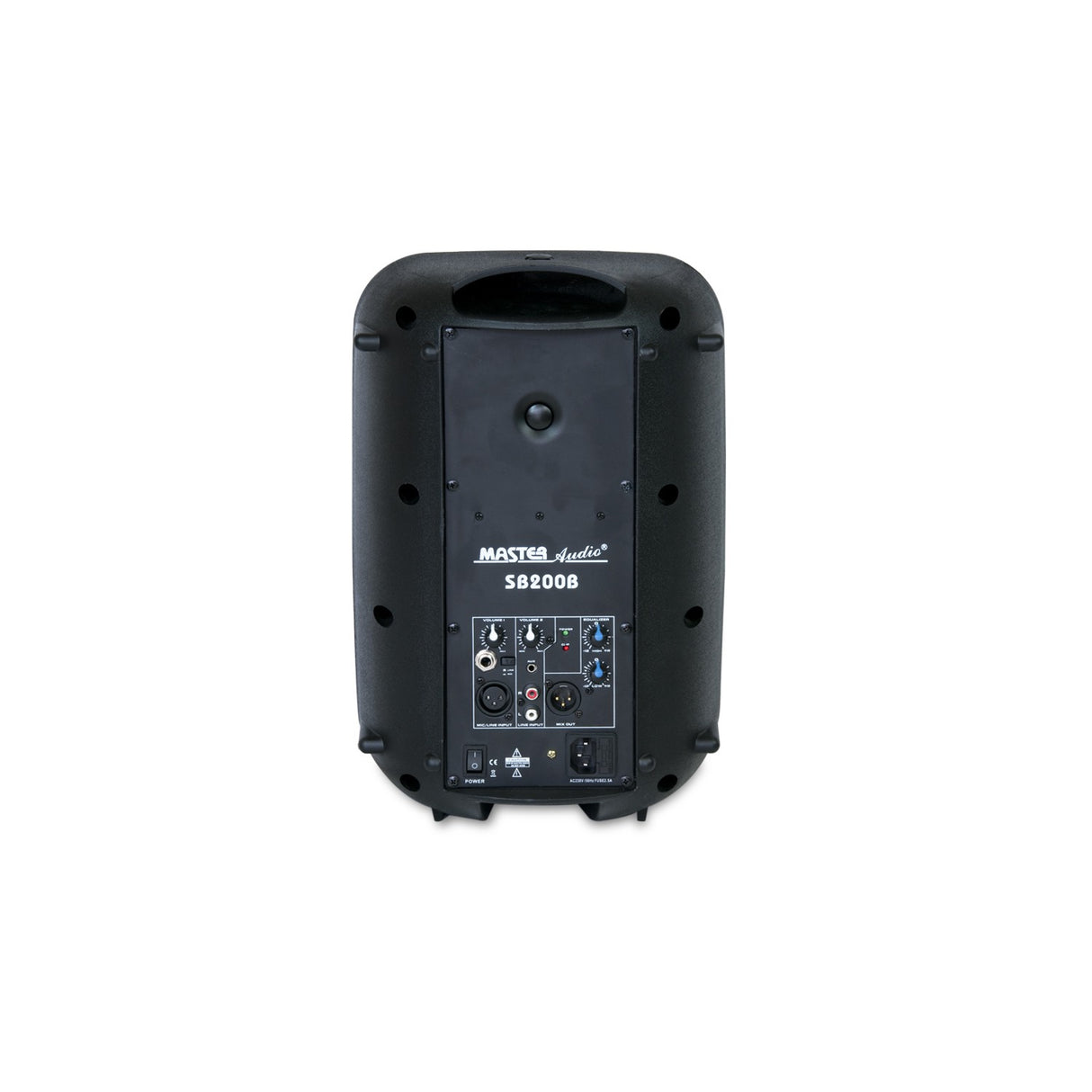 Master Audio SB200B Diffusore 2 vie attivo 8" BI-AMPLIFICATO 150W RMS - TechSoundSystem.com