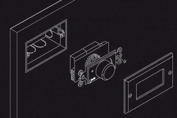 Indiana Line RV 52 da INCASSO regolatore di volume stereo 25 + 25 watt - TechSoundSystem.com