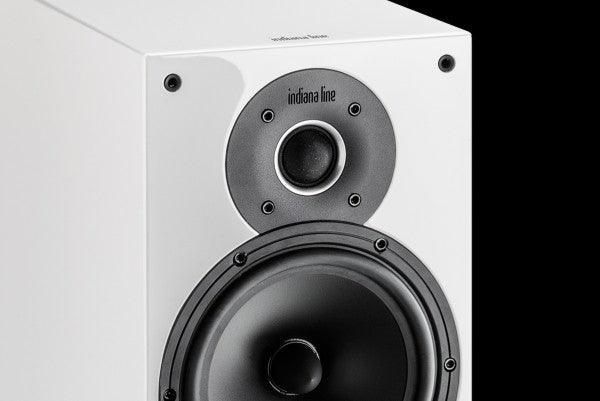 Indiana Line TESI 262 LB Diffusori (Coppia) 2 vie da scaffale, woofer 160 mm 30-120 Watt, 4-8 ohm (Bianco) - TechSoundSystem.com