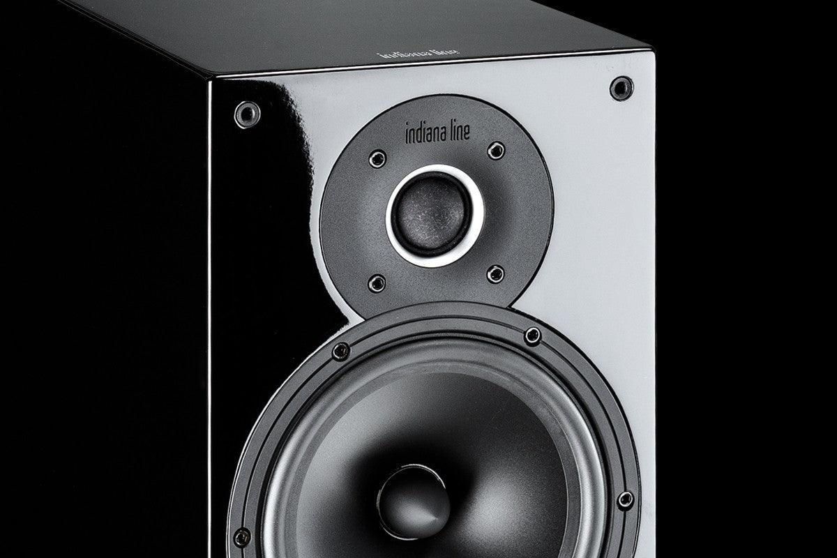 Indiana Line TESI 262 LN Diffusori (Coppia) 2 vie da scaffale, woofer 160 mm 30-120 Watt, 4-8 ohm (High Gloss Nero) - TechSoundSystem.com