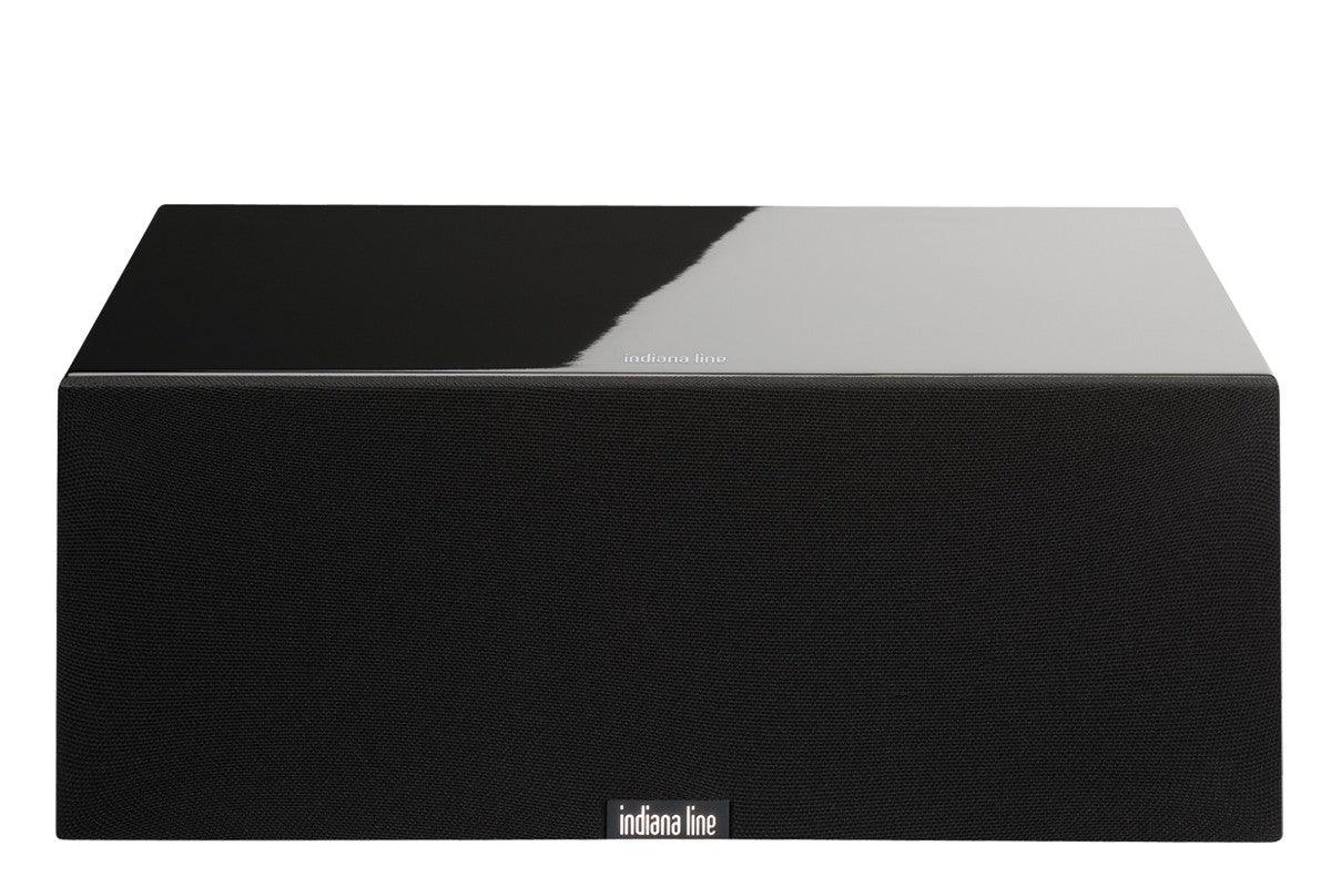 Indiana Line TESI 742 LN diffusore per canale centrale compatto, 2 vie, 30-100 Watt, 4-8 ohm.(High Gloss Nero) - TechSoundSystem.com