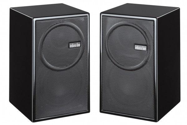 Indiana Line ZERO Nero (Coppia) Diffusori acustici bass-reflex 2 vie 4-8 ohm (High Gloss Nero) - TechSoundSystem.com