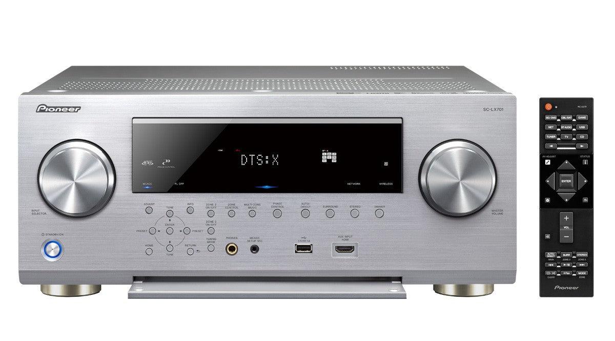 Pioneer SC-LX701 -S Amplificatore multicanale da 9.2 Upscaling/Pass Through UltraHD 4K, Dolby Atmos, DTS:X - TechSoundSystem.com