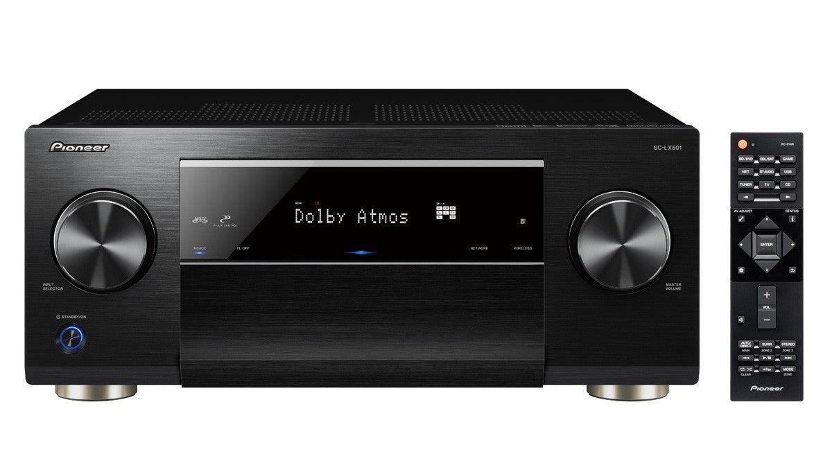 Pioneer SC-LX501-B Amplificatore Ricevitore multicanale da 7.2 Upscaling/Pass Through UltraHD 4K, Dolby Atmos, DTS:X - TechSoundSystem.com