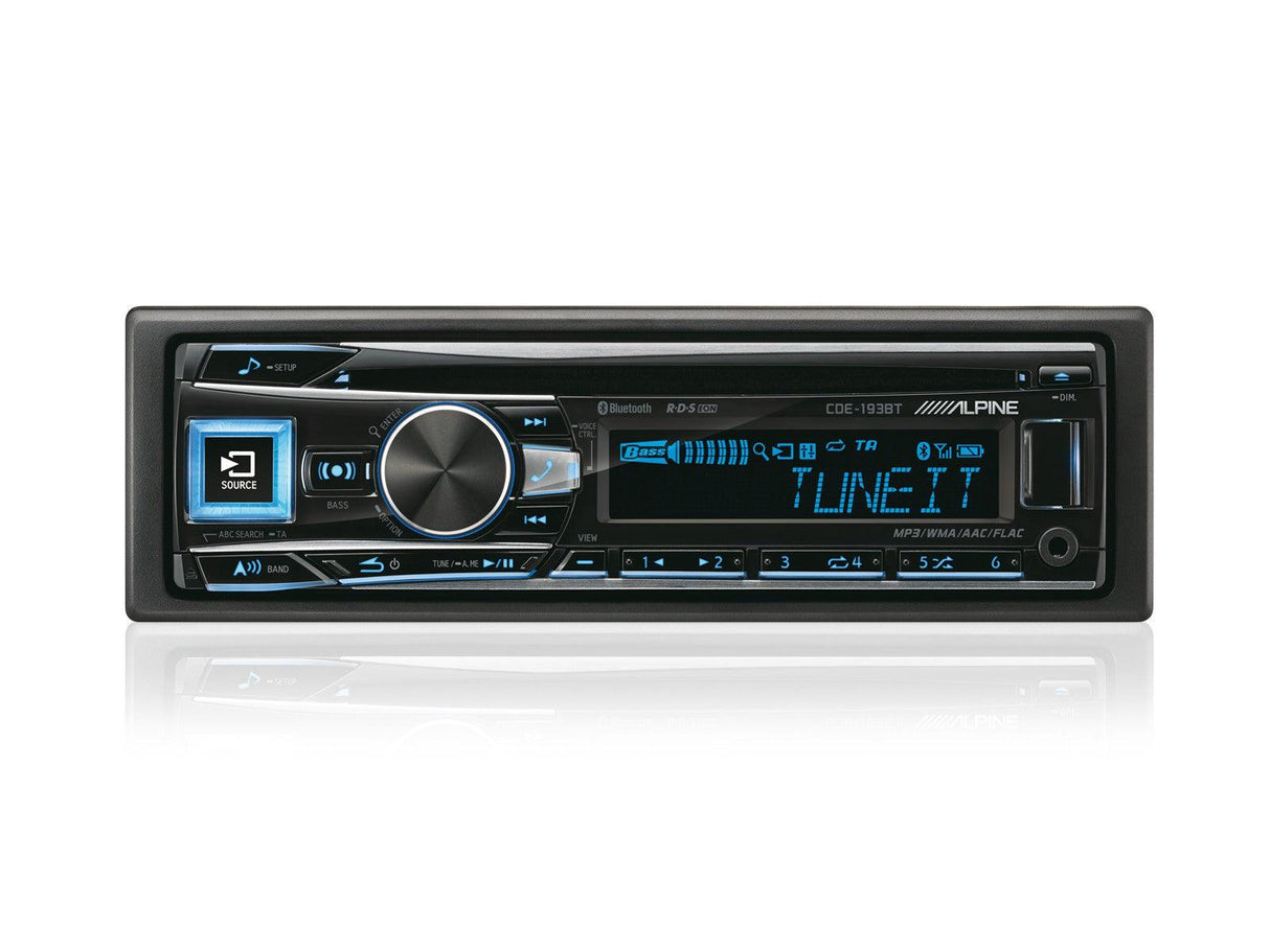 Alpine CDE-193BT Autoradio SINTO CD CON BLUETOOTH illuminazione variabile - TechSoundSystem.com
