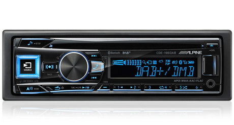 Alpine CDE-196DAB+ANT autoradio CD con ricevitore DAB + antenna DAB KAE-242DA - TechSoundSystem.com