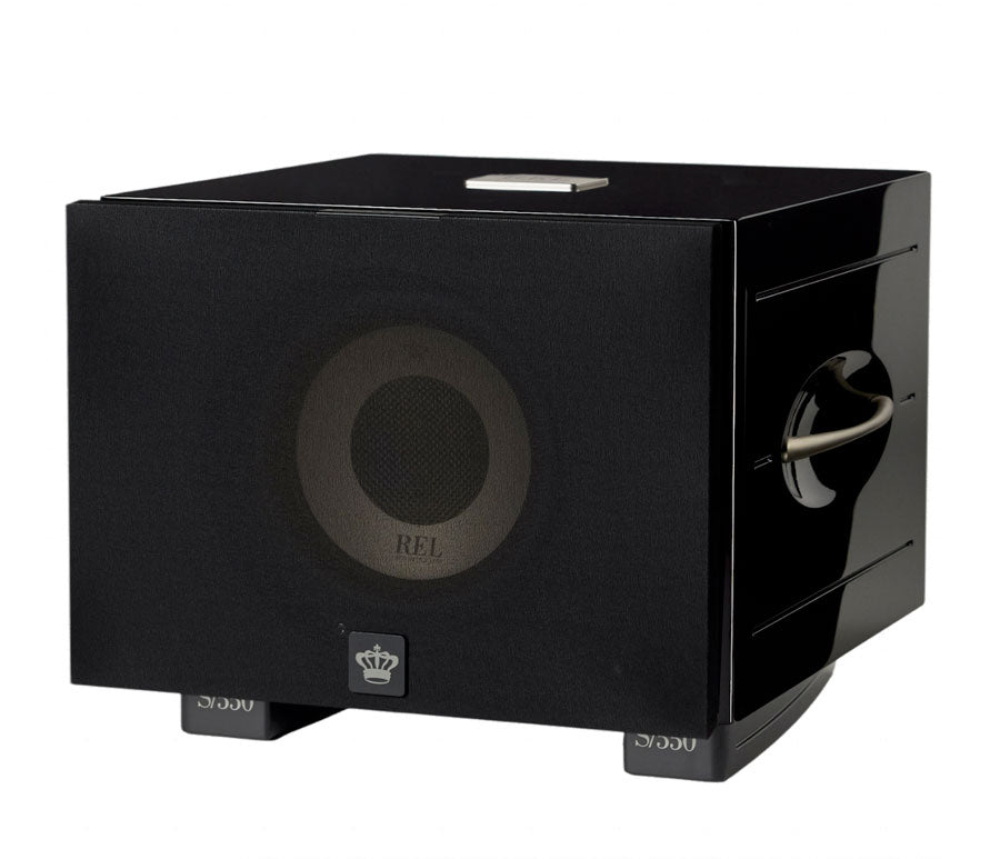 REL Acoustics S/550 Subwoofer amplificato in sospensione pneumatica in classe D predisposto wireless