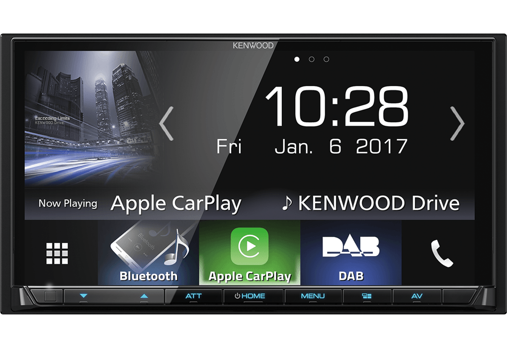 Kenwood DMX7017DABS autoradio 2 din 7 pollici Bluetooth, radio DAB - TechSoundSystem.com