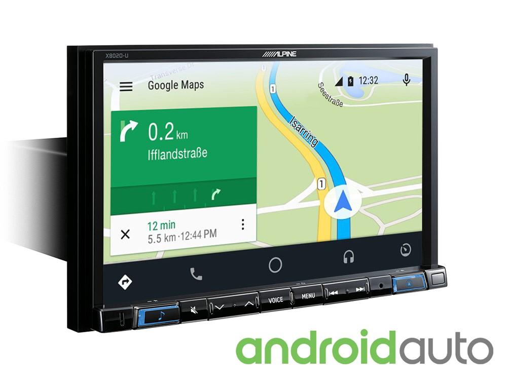 Alpine X802D-U Media Station 2 Din 8'' Navi, Android Auto, Apple CarPlay, Bluetooth, DAB e Ingresso HDMI - TechSoundSystem.com