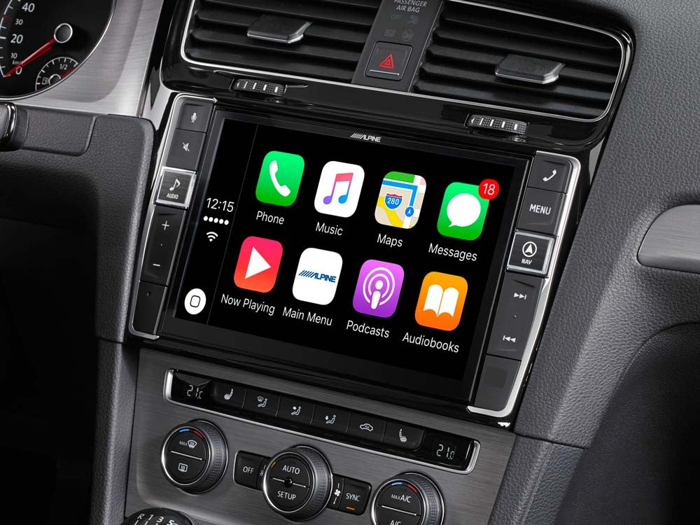 Alpine i902D-G7 autoradio 9" per VW GOLF 7 con Bluetooth, Android Auto e Apple CarPlay - TechSoundSystem.com