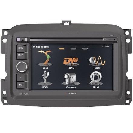 ZENEC FIAT-500L Media Station 2 DIN custom fit per vetture FIAT 500L - TechSoundSystem.com