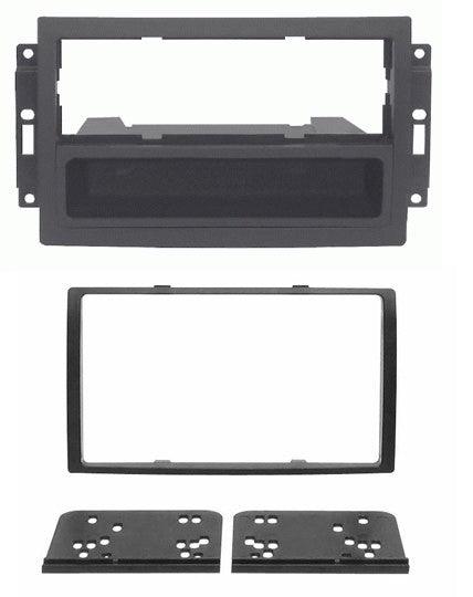 Kit fissaggio per autoradio 2 DIN Chrysler - Dodge - Jeep colore nero - TechSoundSystem.com