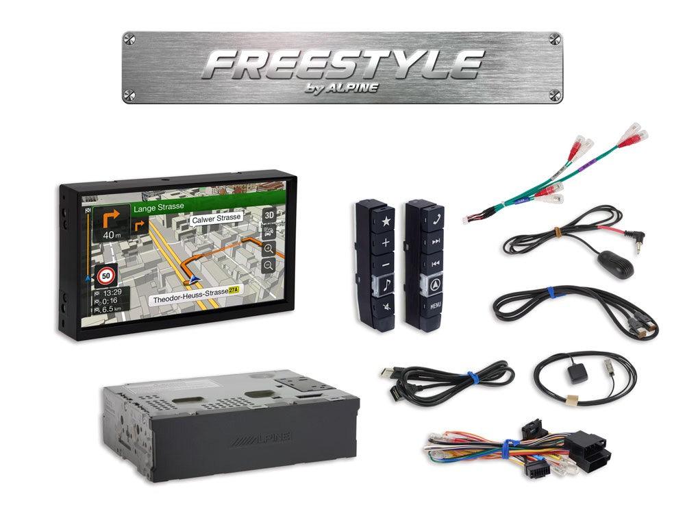 Alpine X702D-F Media Station 7'' Freestyle Navi, Android Auto, Apple CarPlay e Bluetooth - TechSoundSystem.com