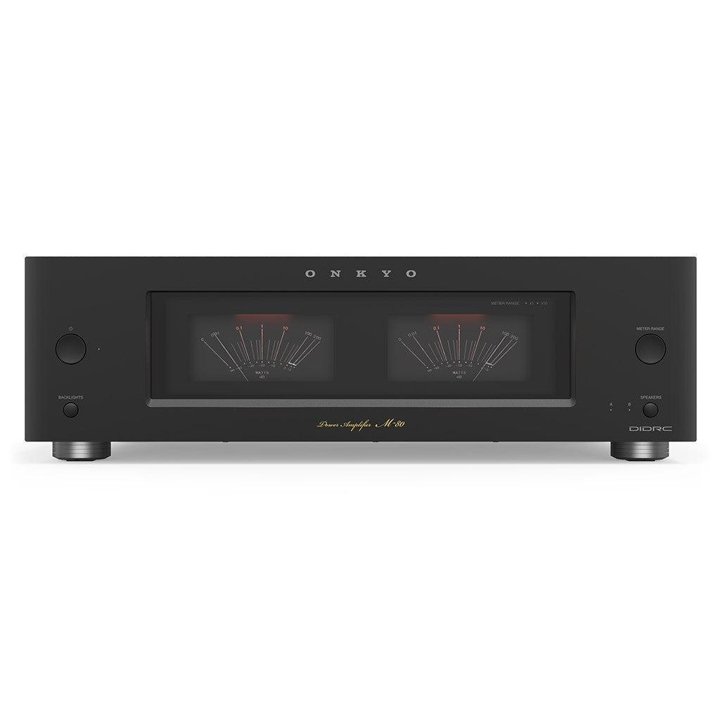 ONKYO ICON M-80 BLACK Amplificatore finale di potenza Classe AB 2x150W su 8 Ohm,2x200Wt su 4 Ohm
