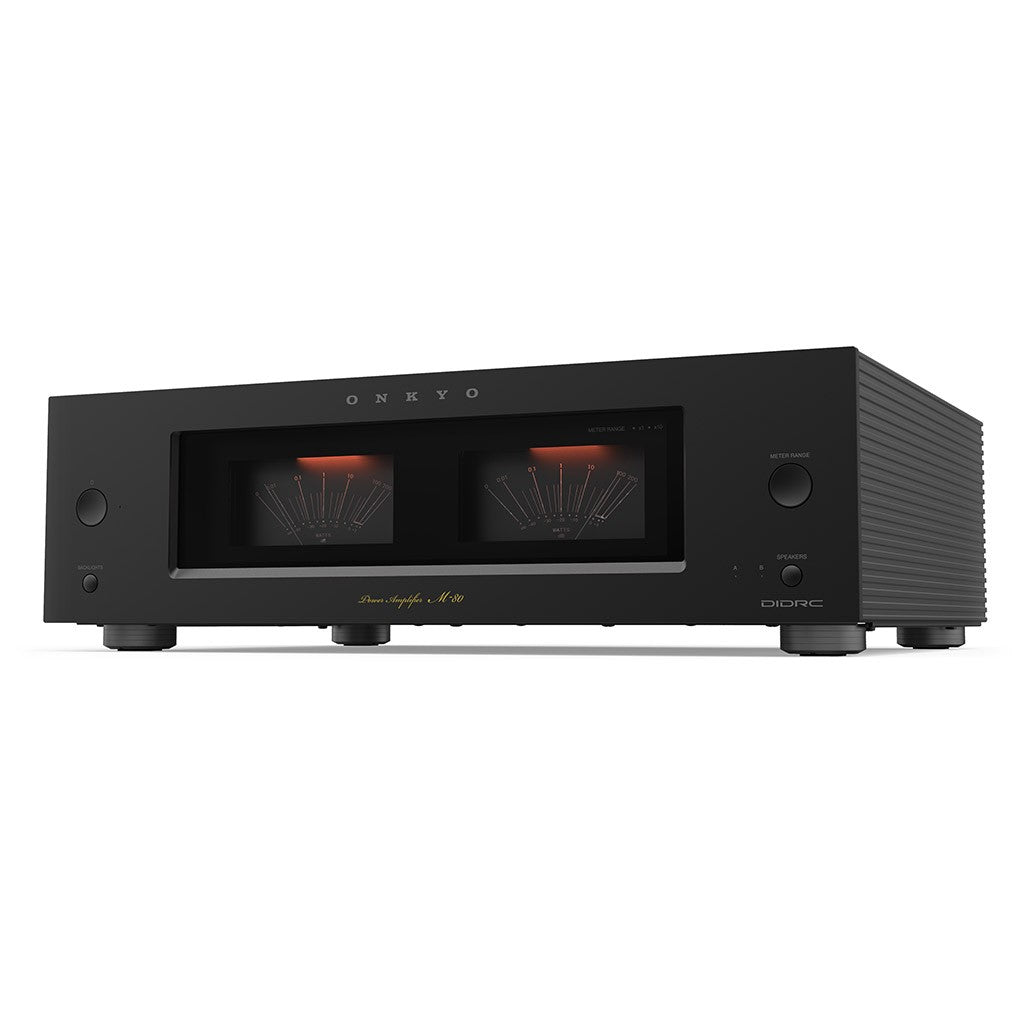 ONKYO ICON M-80 BLACK Amplificatore finale di potenza Classe AB 2x150W su 8 Ohm,2x200Wt su 4 Ohm