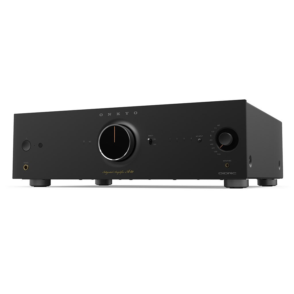 ONKYO ICON A-50 BLACK Amplificatore integrato in Classe AB con potenza di 140 Watt