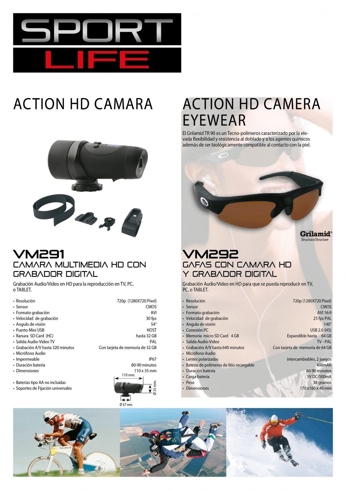 Phonocar VM292 Occhiali con telecamera HD e registratore digitale - TechSoundSystem.com