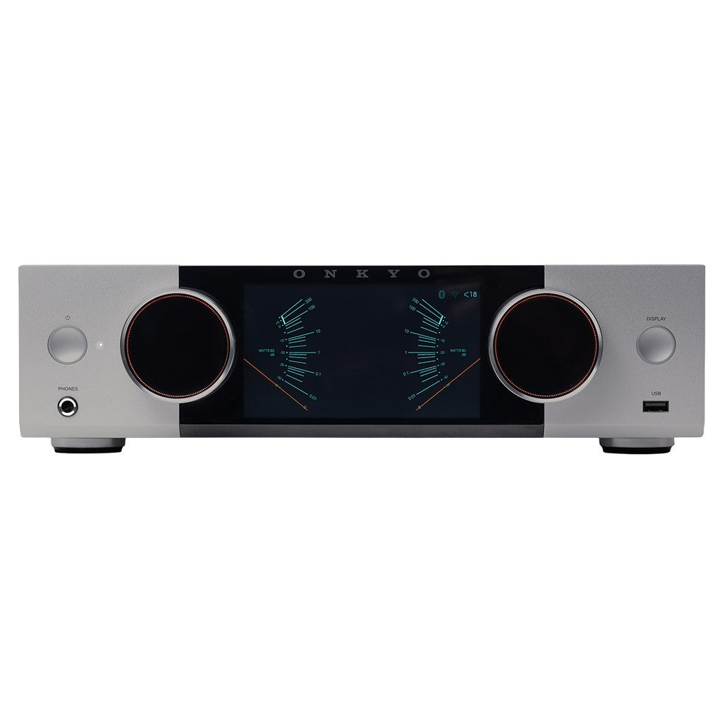 ONKYO MUSE Y50 SILVER Amplificatore integrato Audiophile streamer Ethernet/Wi-Fi, HDMI 4k, DAC