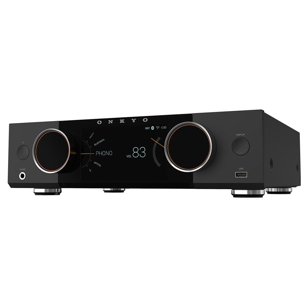 ONKYO MUSE Y50 BLACK Amplificatore integrato Audiophile streamer Ethernet/Wi-Fi, HDMI 4k, DAC