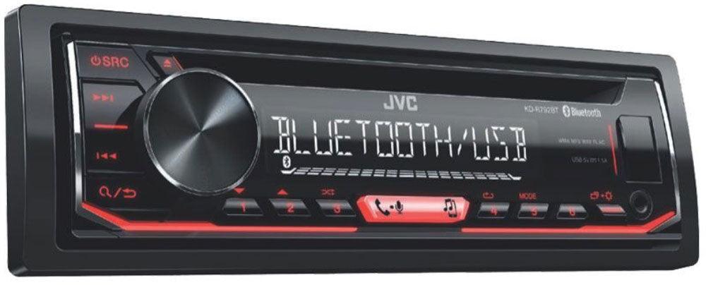 JVC KD-R792BT autoradio CD / USB / AUX-IN / Bluetooth / illuminazione tasti rossa - TechSoundSystem.com
