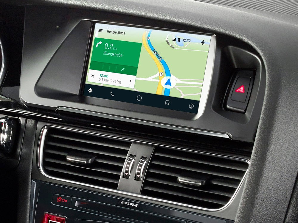 Alpine X702D-A4 Unità Centrale + Mascherina e cavi per AUDI A4 e A5 Touch 7" Android + Car Play Navi-BT - TechSoundSystem.com