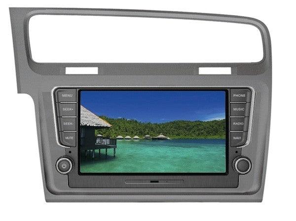 Phonocar 03053 Mascherina 2 DIN per Golf VII specifica per VM109 e VM110 colore grigio satinato - TechSoundSystem.com