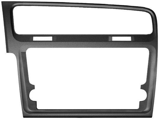 Phonocar 03052 Mascherina 2 DIN per Golf VII specifica per VM109 e VM110 colore nero - TechSoundSystem.com