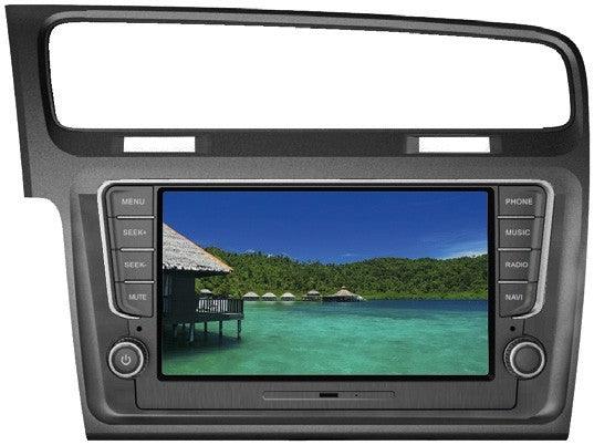 Phonocar 03052 Mascherina 2 DIN per Golf VII specifica per VM109 e VM110 colore nero - TechSoundSystem.com