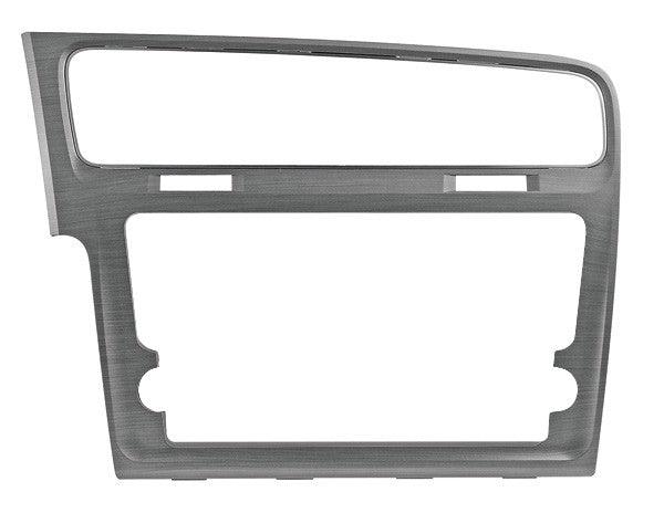 Phonocar 03058 Mascherina 2 DIN per Golf VII specifica per VM109 e VM110 colore grigio satinato - TechSoundSystem.com